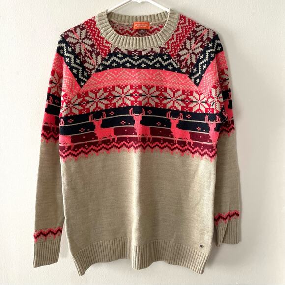 Legendary Whitetails Fair Isle Wool Blend Sweater Size S - Picture 1 of 7